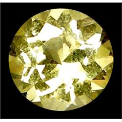 0.83ct Top VVS AAA Round Yellow Beryl Tanzania EST: $500 - $1500 (GEM-9585)