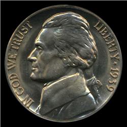 1939D Jefferson Nickel Graded MS66 (COI-4401)