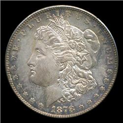 1878S Morgan Dollar Choice BU Prooflike Scarce Variety (COI-4536)