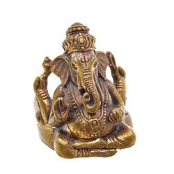 Vintage Tibet Brass Ganesh Ring  (ANT-533)