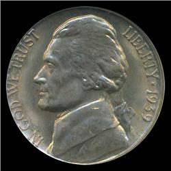 1939S Jefferson Nickel Graded MS67 FS (COI-4402)