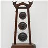 Image 1 : Bronze Temple Bells In Teak Stand (CLB-056)