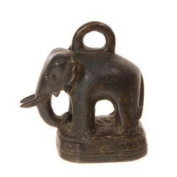 Elephant Opium Weight  Early 1900s Bronze (ANT-037)