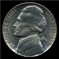 1939 Jefferson Nickel Graded MS66 LOOKS FS (COI-4400)