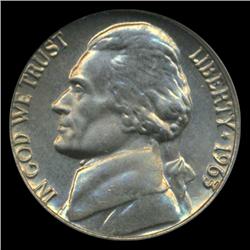 1963 Jefferson Nickel Graded MS67 Full Steps (COI-4500)