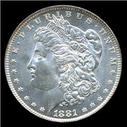 1881O Morgan Dollar Choice BU RARE (COI-4532)