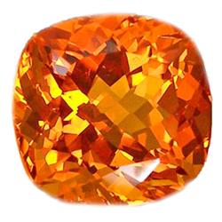 31.40ct   Exceptional Cushion Madeira Citrine FLAWLESS (GEM-10029)