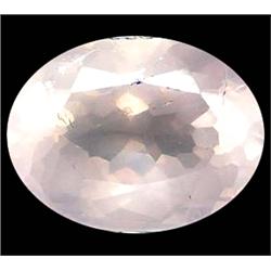 5.47ct  Oval Top AAA Sweet Pink Quartz (GEM-10063)