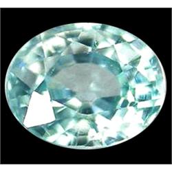 1.2ct  VVS Quality Sea Foam Blue Zircon Cambodia  (GEM-10104)