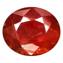 24.63ct  Oval Cut Red Padparascha Sapphire Nigeria (GEM-10121)