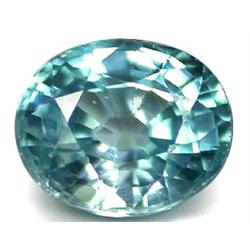 1.07ct  VVS Dazzling  Sea Foam Blue Zircon  (GEM-10138)