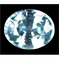 1.02ct  VVS Majestic  Sea Foam Blue Zircon  (GEM-10149)