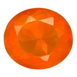 0.61ct  Oval Cut Top AAA Orange Fire Opal (GEM-10179)