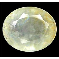 13.05ct Oval Cut  Light Blue Green Aquamarine (GEM-10187)