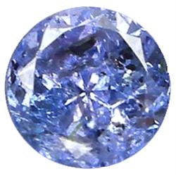 0.76ct  Round Cut Top AAA Blue Natural Tanzanite (GEM-10190)