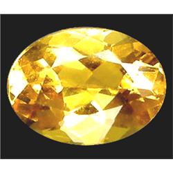 1.20ct  Top AAA Oval Yellow Beryl Tanzania VVS (GEM-10191)
