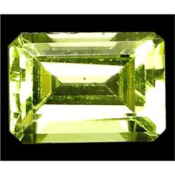 1.10ct  Octagon Cut Top AAA Lemon Yellow Peridot VVS (GEM-10194)
