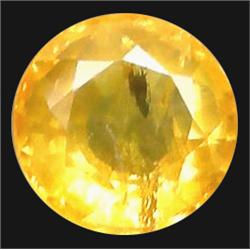 1.13ct  Round Cut Top AAA Yellow Sapphire (GEM-10198)