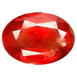 2.18ct  Oval Cut Red Orange Padparascha Sapphire (GEM-10244)