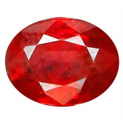 1.47ct  Oval Cut Red Orange Padparascha Sapphire (GEM-10245)
