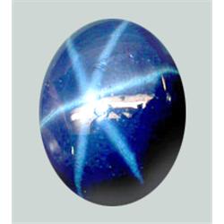 3.25ct 9X7mm  6 Rays Blue Star Natural Sapphire (GEM-9024B)