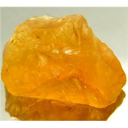 12.58ct   Yellow Orange Citrine Rough Stone Africa (GEM-9034)