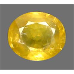 1.55ct  Oval Cut Top AAA Yellow Sapphire (GEM-9105B)
