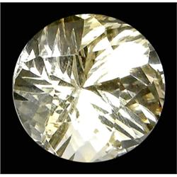 5.70ct  Top AAA Round White Yellow Citrine Tanzania VVS  (GEM-9122)