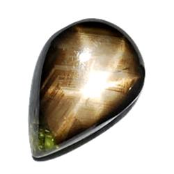 2.25ct  Pear Cabochon Black Star Sapphire (GEM-9142B)