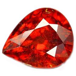 2.35ct  VVS Pear Natural Reddish Orange Spessartite Garnet (GEM-9813)