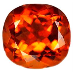 20ct Fabulous Cushion Reddish Orange Citrine Brazil VVS (GEM-9823)
