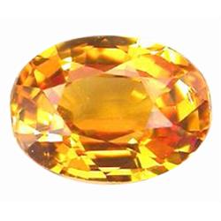 1.16ct Excellent  Golden Sapphire Ceylon VVS (GEM-9835)