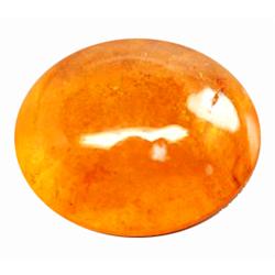 2.7ct Elegant Oval Cab Orange Natural Mandarin Garnet VVS (GEM-9855)