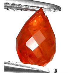 1.83ct  Briolette Cut Padparascha Sapphire Nigeria (GEM-9979)