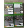 Image 2 : *USED* Lot of 4 Xbox One Games 1 sealed 3 open