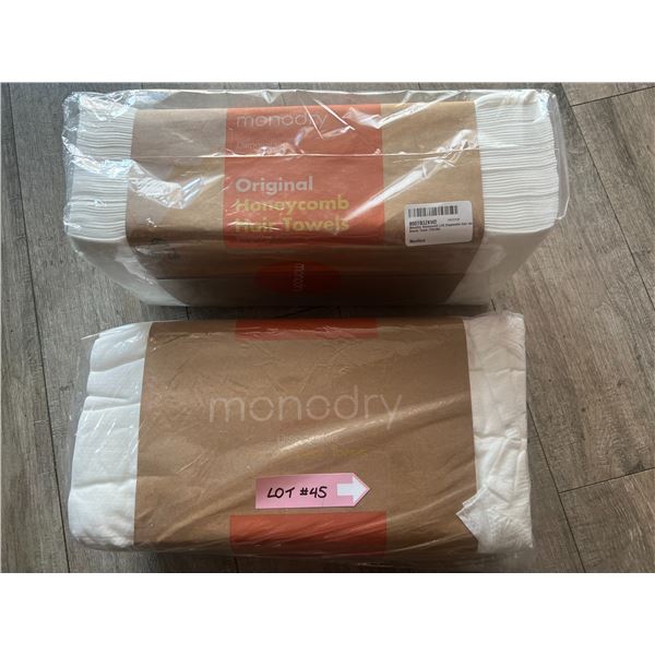 *NEW* Lot Of 2 Packs Original Disposable Honeycomb Hair Towels