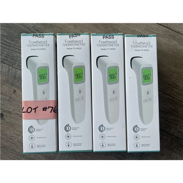 *NEW* Lot Of 4 Non Contact Forehead Thermometer