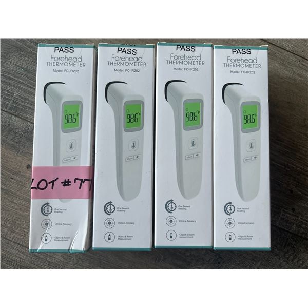 *NEW* Lot Of 4 Non Contact Forehead Thermometer