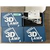 Image 1 : *NEW* Lot Of 4 Sony Playstation 3D LED Lamps