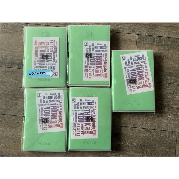 *NEW* Lot Of 5 Little More Daily Dated Planners - Green