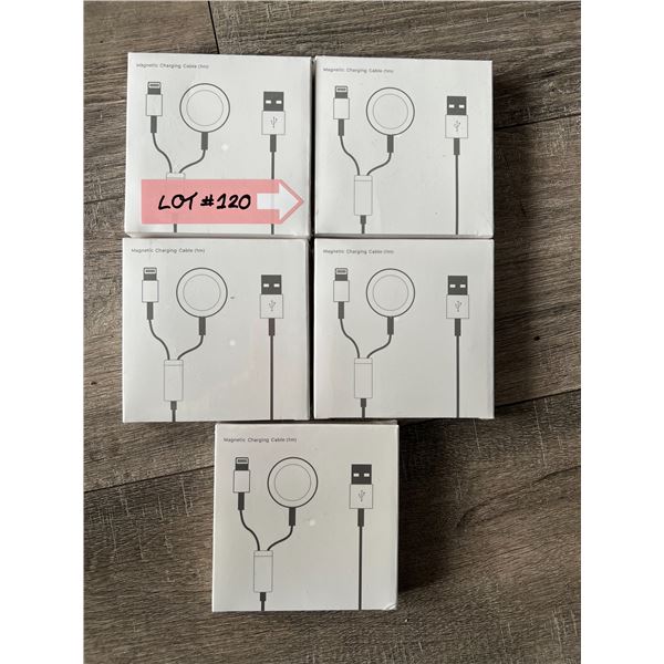 *NEW* Lot Of 5 1M Magnetic iPhone Charging Cables