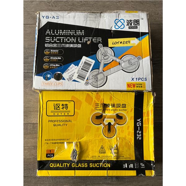 *NEW* Lot Of 2 Professional Suction Cup Lifters