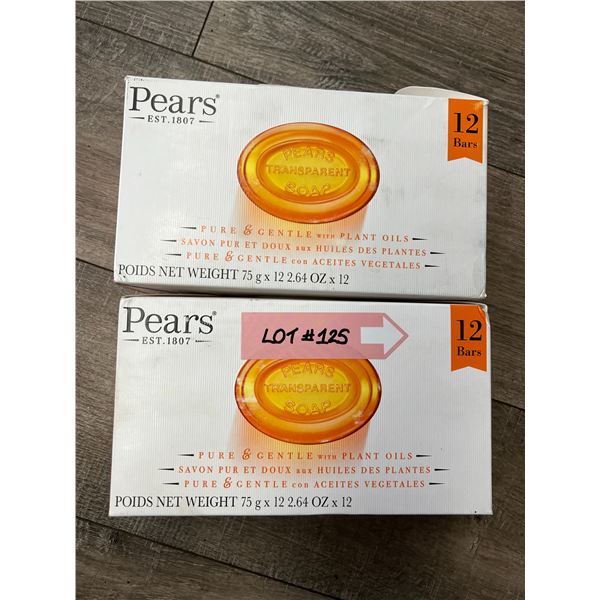 *NEW* Lot Of 2 Boxes Of Pear Transparent Bar Soap