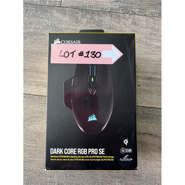 *NEW* Lot Of 1 Corsair Dark Core RGB PRO SE Wireless Mouse