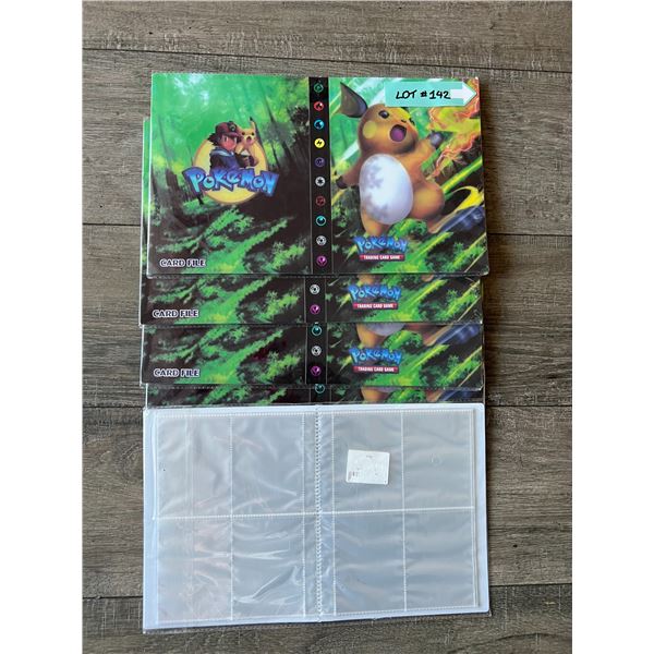 *NEW* Lot Of 5 Pokemon TCG Soft Shell Binders