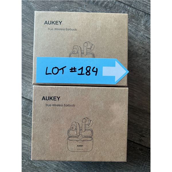 *NEW* Lot Of 2 Aukey True Wireless Earbuds