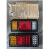 Image 1 : *NEW* Lot Of 1 Trailer/Camper Brake Lights With Iron Net - 2PK