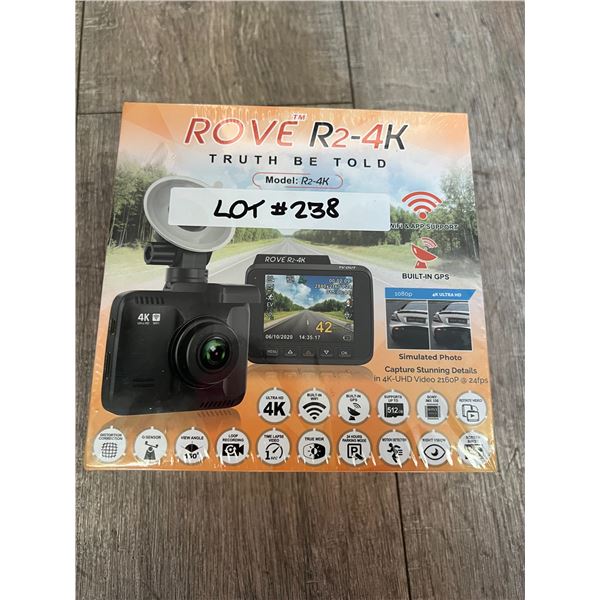 *NEW* Lot Of 1 Rove R2-4K Dash Camera