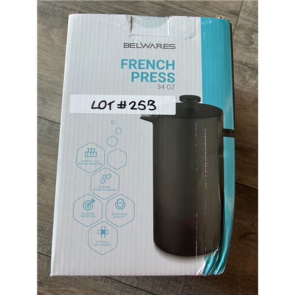 *NEW* Lot Of 1 34oz French Press