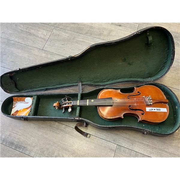 *USED* Lot of 1 Vintage Violin w/ Case - As Is